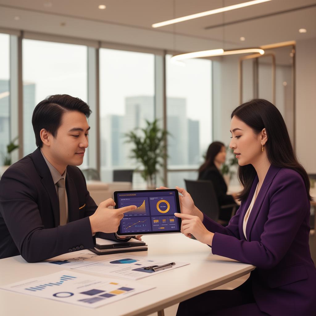 Finguard Solutions consultants advising a client